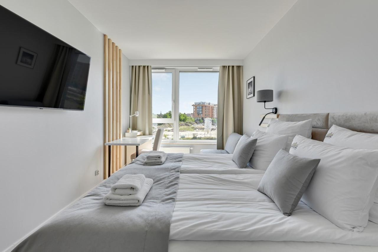Chlebova - Riverside View Terrace, Free Parking, Gym & Kidsplay By Downtown Apartments グダニスク エクステリア 写真