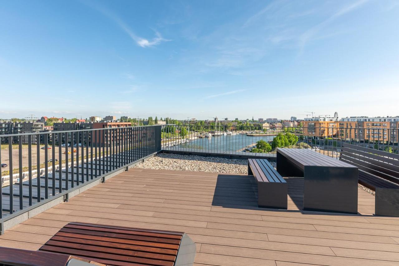 Chlebova - Riverside View Terrace, Free Parking, Gym & Kidsplay By Downtown Apartments グダニスク エクステリア 写真