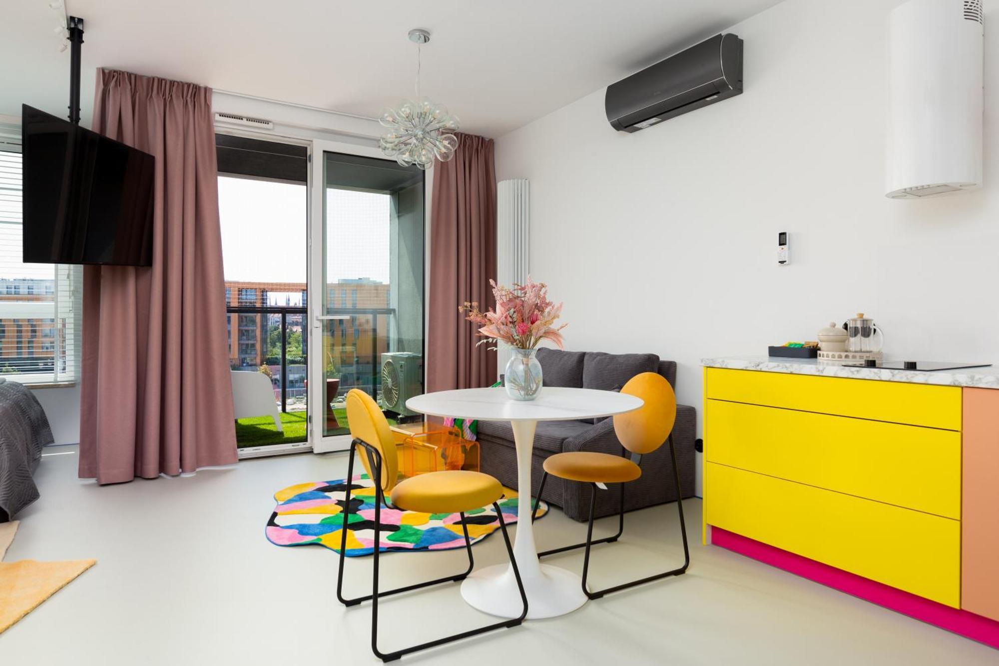 Chlebova - Riverside View Terrace, Free Parking, Gym & Kidsplay By Downtown Apartments グダニスク 部屋 写真