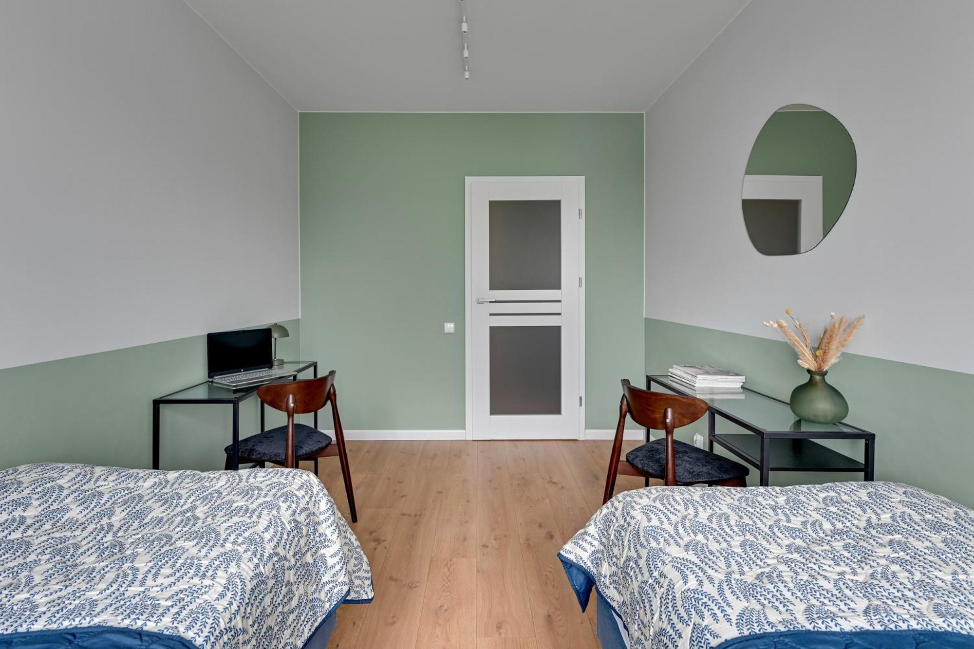Chlebova - Riverside View Terrace, Free Parking, Gym & Kidsplay By Downtown Apartments グダニスク 部屋 写真