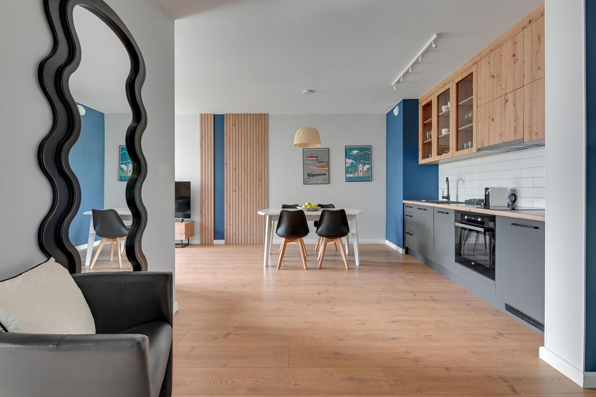 Chlebova - Riverside View Terrace, Free Parking, Gym & Kidsplay By Downtown Apartments グダニスク 部屋 写真