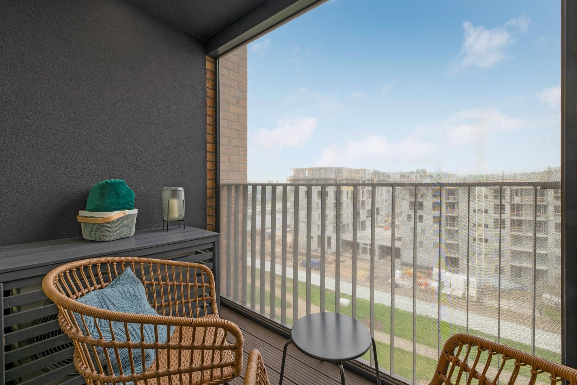 Chlebova - Riverside View Terrace, Free Parking, Gym & Kidsplay By Downtown Apartments グダニスク エクステリア 写真
