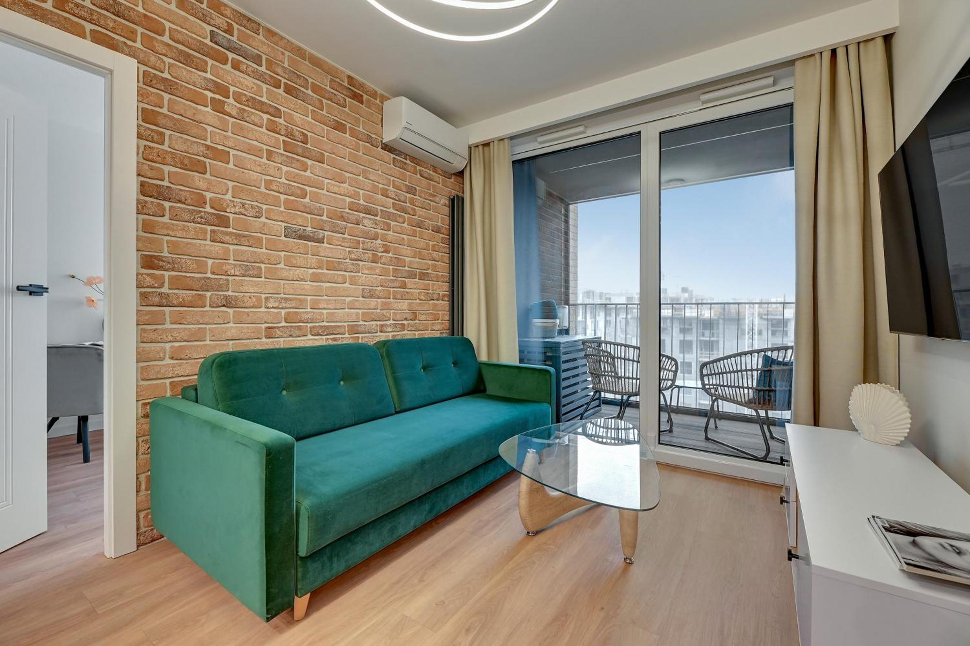 Chlebova - Riverside View Terrace, Free Parking, Gym & Kidsplay By Downtown Apartments グダニスク エクステリア 写真