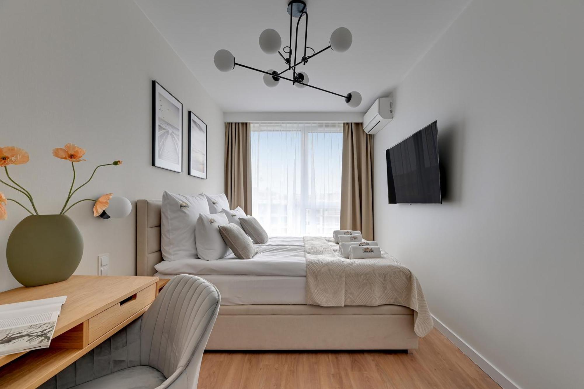 Chlebova - Riverside View Terrace, Free Parking, Gym & Kidsplay By Downtown Apartments グダニスク エクステリア 写真